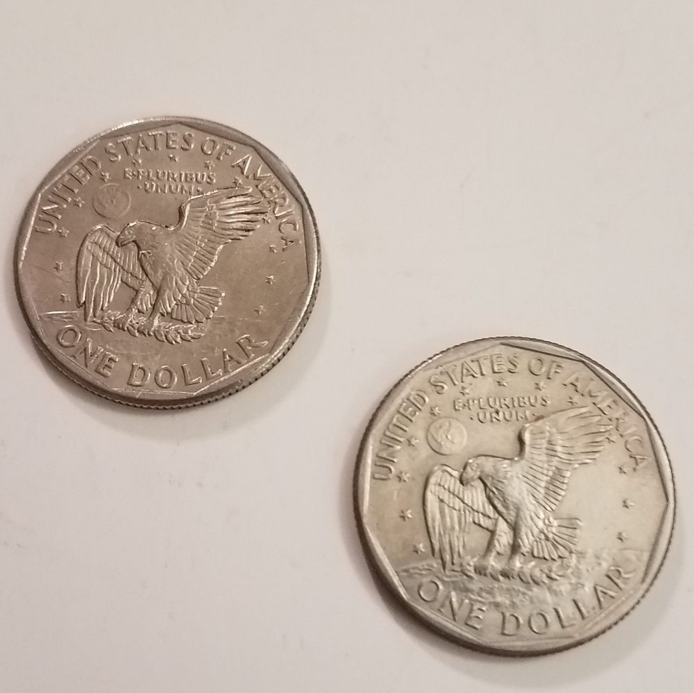 Susan B Anthony One Dollar Coins 2008 D - Picture 4 of 10